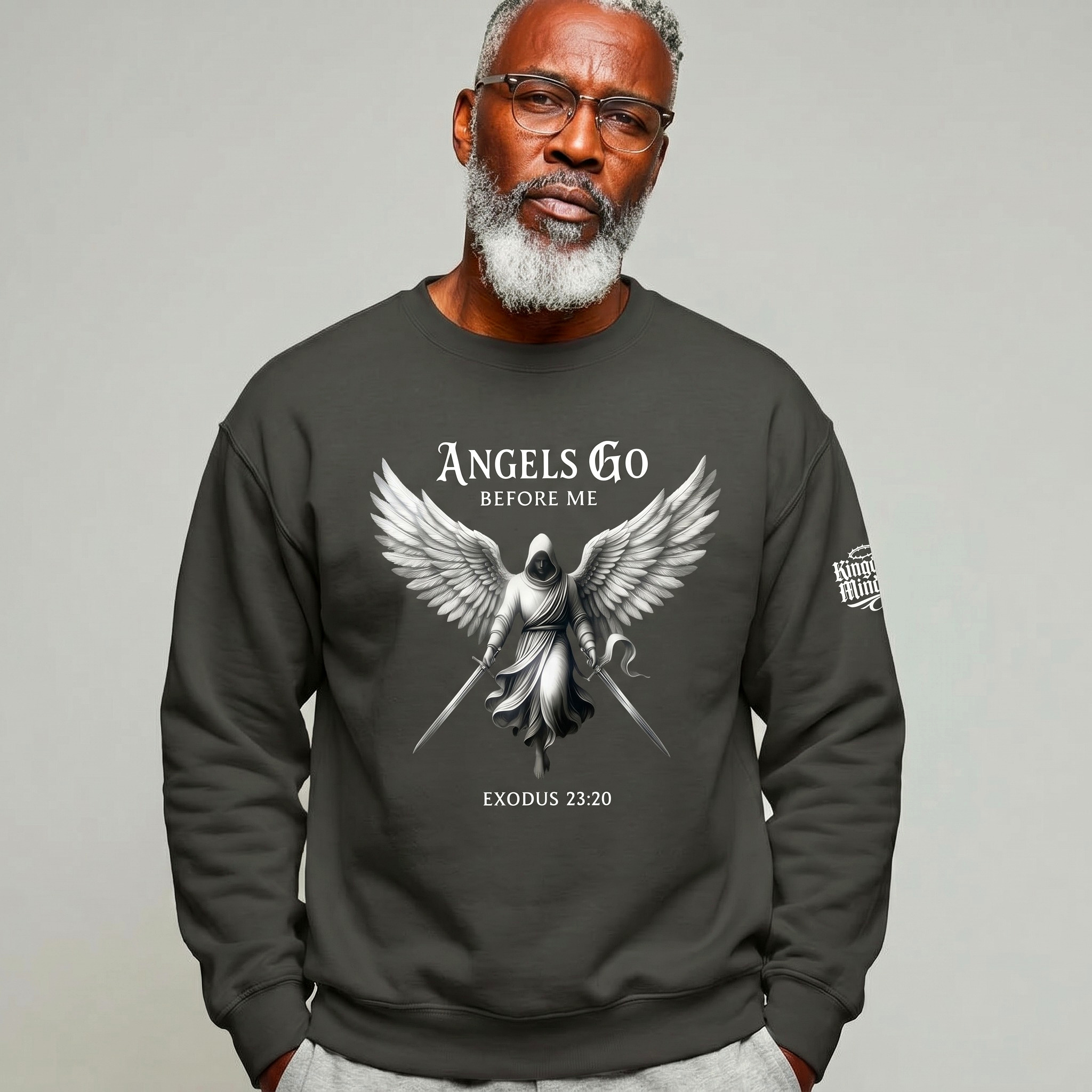 Angels Go Before Me Sweatshirt